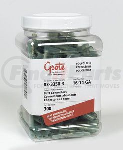 83-3350-3 by GROTE - Heat Shrinkable Butt Connector - Polyolefin - 16 - 14 Gauge