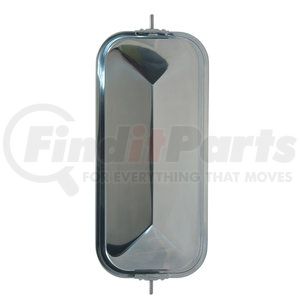 16273 by GROTE - OEM-Style Peak-Back West Coast Mirrors - Stainless Steel