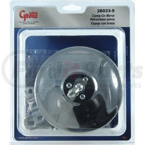 28033-5 by GROTE - 5" Round Clamp-On Spot Mirrors - w/ Arm Assembly