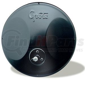 12172 by GROTE - 8" Round Convex Mirrors with Offset Ball-Stud - Black