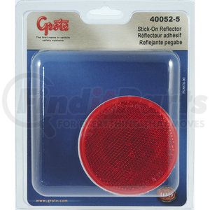 40052-5 by GROTE - Round Stick-On Reflector - Red