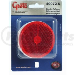 40072-5 by GROTE - 2½" Round Stick-On Reflector - Red