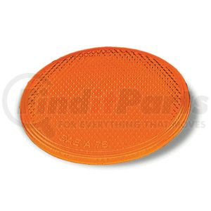 40053 by GROTE - Round Stick-On Reflector - Yellow