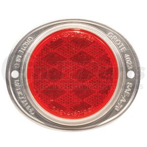 40232 by GROTE - Aluminum Two-Hole Mounting Reflectors - Red