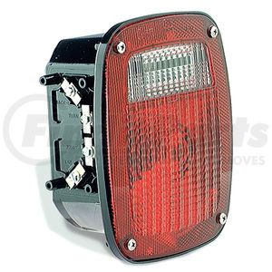 50912 by GROTE - Torsion Mount® Three-Stud GMC® Stop / Tail / Turn Light - Left-hand w/ License Window
