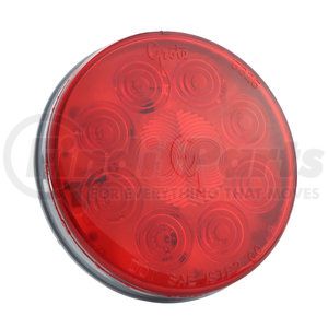 52092 by GROTE - SuperNova® 4" 10-Diode Pattern LED Stop / Tail / Turn Light - Grommet Mount, Male Pin, 24V