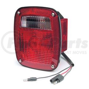 52822 by GROTE - Torsion Mount® Two-Stud Stop / Tail / Turn Light w/ Side Marker & Molded Pigtail Termination - w/out License Window, Right-hand
