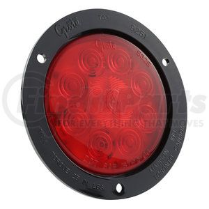 53292 by GROTE - SuperNova® 4" 10-Diode Pattern LED Stop / Tail / Turn Light - Black Theft-Resistant Flange, Male