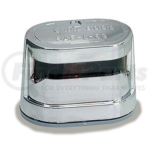 60011 by GROTE - Resealable License Plate Light - Triple Chrome