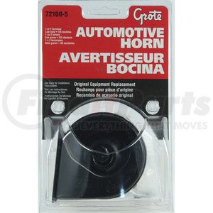 72100-5 by GROTE - Electric Automotive Horn - High Domestic, 125 Decibels