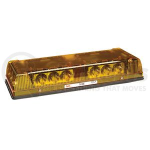 76983 by GROTE - 17" Low-Profile LED Mini Light Bar - Permanent Mount, Amber