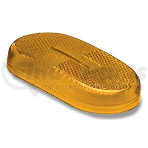 90203 by GROTE - Clearance / Marker Replacement Lens - Two-Bulb Oval Lens, Yellow
