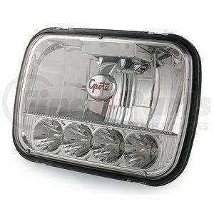 90951-5 by GROTE - LED Sealed Beam Headlight - 5x7 LED Sealed Beam Headlight, 9-32V