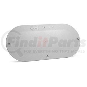 94390-4 by GROTE - Snap-In Cover Plates - 6" Oval, Gray