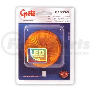 G1033-5 by GROTE - Hi Count® 2 1/2" LED Clearance / Marker Light - Optic Lens, Multi Pack