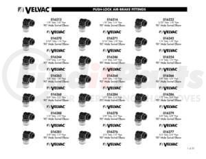 409904 by VELVAC - Complete set of bin labels for all fittings