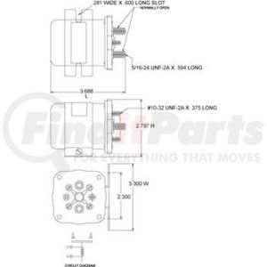 586-120111 by WHITE RODGERS - Solenoid 48V, 4 Terminals, Continuous