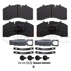 ADBHD1369 by FEDERAL MOGUL-ABEX - Disc Brake Pad Set