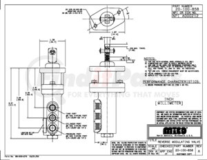 20-100-858 by MICO - VALVE,BRAKE (Please allow 7 days for handling. If you wish to expedite, please call us.)