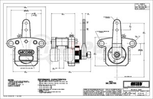 02-515-148 by MICO - MECH DISC BRAKE (Please allow 7 days for handling. If you wish to expedite, please call us.)