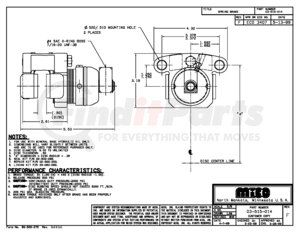 03-515-014 by MICO - SPRING BRAKE (Please allow 7 days for handling. If you wish to expedite, please call us.)