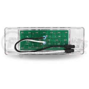 TLED-2X6CR by TRUX - 2" x 6" Clear Red LED Trailer Light - Marker