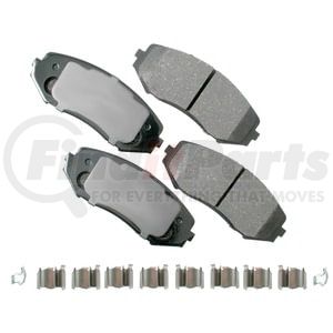 ACT1188 by AKEBONO - Disc Brake Pad Kit