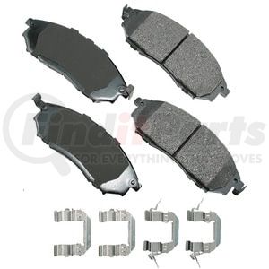 ACT888A by AKEBONO - Disc Brake Pad Kit