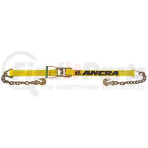 45982-15 by ANCRA - 2" x 27' Ratchet Strap w/43366-21 Chain Anchors