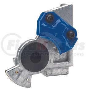 12-136 by PHILLIPS INDUSTRIES - Trailer Mount (38°) Gladhand - Service, blue, bottom port, 3/8" female pipe thread