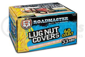 111-60 by ROADMASTER - 33MM Nut Covers (60 Pack)