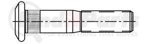 103431 by CONMET - STUD WHEEL METRIC    M22 X 1.5MM X 4.15"