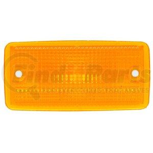 25765Y by TRUCK-LITE - 25 Series, Incandescent, Yellow Rectangular, Marker Clearance Light, P2, 2 Screw, Reflectorized, Socket