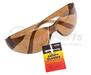 55330 by FORNEY INDUSTRIES INC. - Safety Glasses, Starlite™ Brown/Mocha Lens