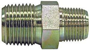 h3069x4 by BUYERS PRODUCTS - Hex Nipple 1/4 Inch Male Pipe Thread To 1/4 Inch Male Pipe Thread