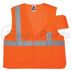 14697 by JJ KELLER - GloWear Type R Class 2 Breakaway Safety Vest - Orange, 2X-Large/3X-Large