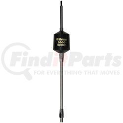 305-495 by DAS INC - Wilson® Antennas - T2000 Series Mobile CB Trucker Antenna with 10" Shaft, Black