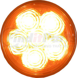 DLXTHR-1-A by STAR WARNING - Round Flashing Amber LED (4")