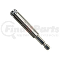 93730 by HANSON - Magnetic Insert Bit Holder, for 1/4" Hex Bits, with C-Ring, 1/4" Hex Shank with Groove, 6" Long