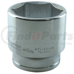 KTI-23148 by K-TOOL INTERNATIONAL - 1/2" Drive Standard 6 Point Socket 1-1/2"