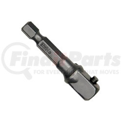 93793 by HANSON - Socket Adapter, 1/4" Hex Shank, 3/8" Square Drive with Ball Lock, 6" Long, Bulk
