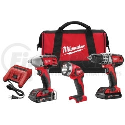 2691-23 by MILWAUKEE - Milwaukee 2691-23 M18 Cordless Li-Ion 3-Tool Combo Kit