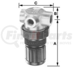 602003 by LINCOLN INDUSTRIAL - 1/4" REGULATOR