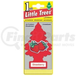 U1P-10312 by CAR FRESHENER - Little Tree Car Freshener, Strawberry, One per Pack