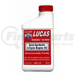 10059 by LUCAS OIL - Semi-Synthetic 2-Cycle Oil - 6.4 Ounce