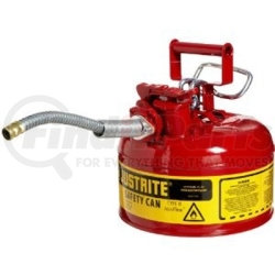 7210120 by JUSTRITE - Justrite&#174; Type II Safety Can - 1 Gallon with 5/8" Hose, 7210120