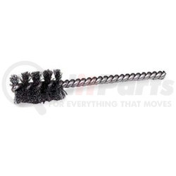 21072 by WEILER - Round Power Tube Brush, 1/4" Diameter, .004 Wire Size, 3-1/2" Long, Stainless Steel Stem