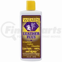 66319 by RJ STAR - Leather Plus Leather Conditioner, 8 oz Bottle, Preserves and Protects Leather, Vinyl and Naugahyde