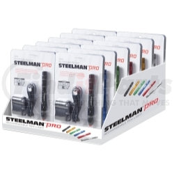 78739 by STEELMAN - Rechargeable Penlights 12-pack With POP Display