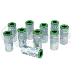 775AC by MILTON INDUSTRIES - ColorFit Couplers, A-style Green, Box of 10